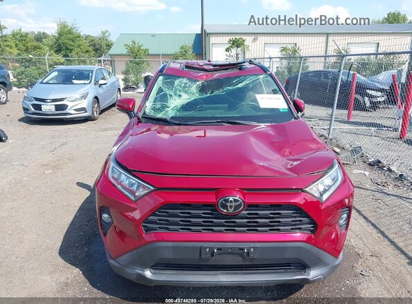 JTMP1RFV9KD021153 2019 TOYOTA RAV4 Red Սարքավորումների վահանակի տեսք