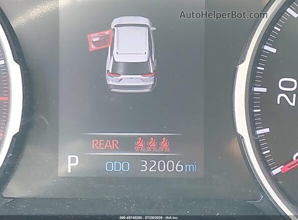 JTMP1RFV9KD021153 2019 TOYOTA RAV4 Red 