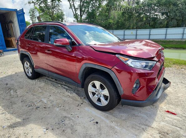JTMP1RFVXLJ037414 2020 TOYOTA RAV4 Burgundy წინა მარჯვენა