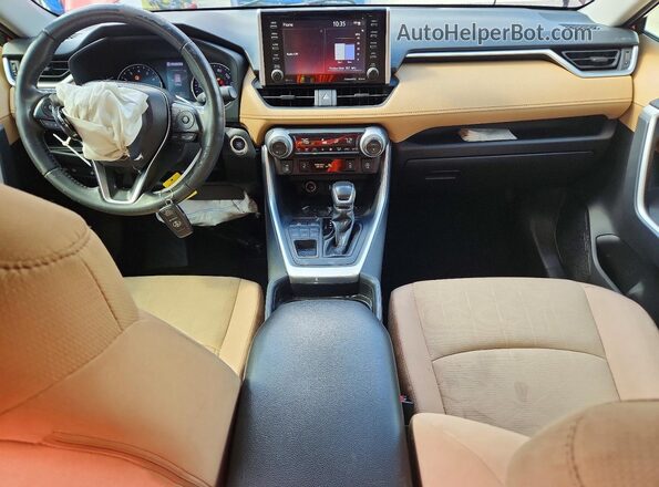 JTMP1RFVXLJ037414 2020 TOYOTA RAV4 Burgundy წინა პანელის ხედი