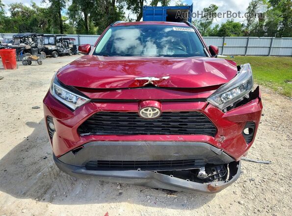 JTMP1RFVXLJ037414 2020 TOYOTA RAV4 Burgundy წინა ხედი