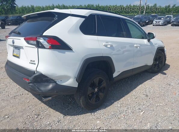 JTMR6RFV9MD509967 2021 TOYOTA RAV4 HYBRID White Задня права чверть