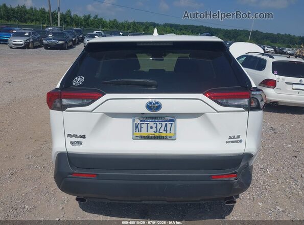 JTMR6RFV9MD509967 2021 TOYOTA RAV4 HYBRID White 