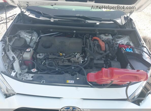 JTMR6RFV9MD509967 2021 TOYOTA RAV4 HYBRID White Вид ззаду