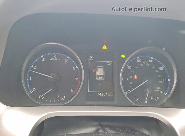 JTMRFREV0HJ708804 2017 TOYOTA RAV4 Белый Вид щитка приборов