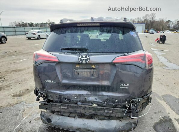 JTMRFREV0JJ229238 2018 TOYOTA RAV4 Gray Вид ззаду