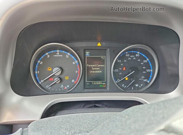 JTMRFREV0JJ229238 2018 TOYOTA RAV4 Gray Вид щитка приладів