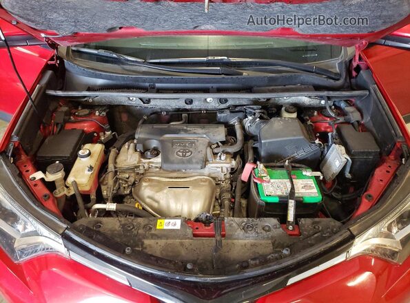 JTMRFREV1HJ171280 2017 TOYOTA RAV4 Red Widok komory silnika