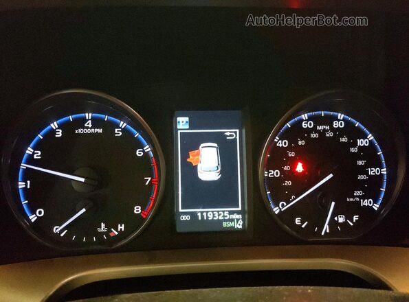 JTMRFREV1HJ171280 2017 TOYOTA RAV4 Red Widok zestawu wskaźników