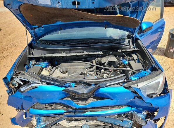 JTMRFREV2GJ067329 2016 TOYOTA RAV4 Blue Vista del compartimento del motor