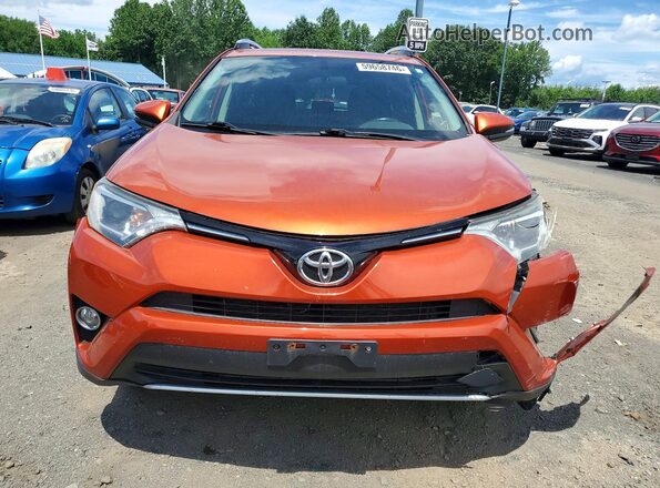 JTMRFREV2GJ071512 2016 TOYOTA RAV4 Orange Դիմացի տեսք