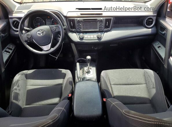 JTMRFREV2GJ071512 2016 TOYOTA RAV4 Orange Առջևի վահանակի տեսք