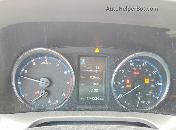 JTMRFREV2GJ071512 2016 TOYOTA RAV4 Orange Սարքավորումների վահանակի տեսք