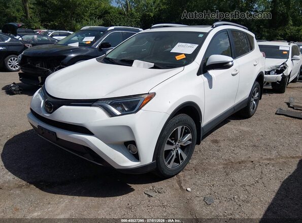 JTMRFREV2JJ234005 2018 TOYOTA RAV4 White Առջևի ձախ երեք քառորդ տեսարան