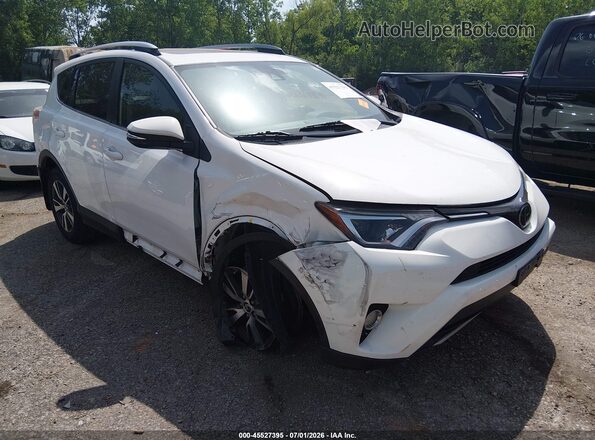 JTMRFREV2JJ234005 2018 TOYOTA RAV4 White Դիմացի տեսք