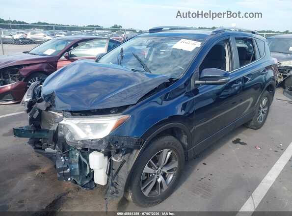 JTMRFREV2JJ247160 2018 TOYOTA RAV4 Blue Przód lewy