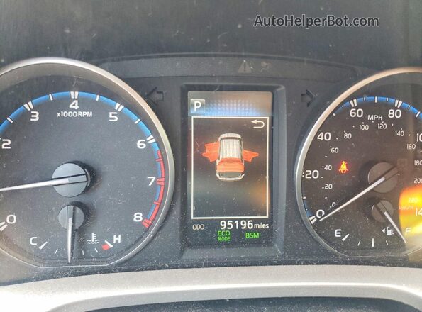 JTMRFREV2JJ718191 2018 TOYOTA RAV4 Gray Вид щитка приладів