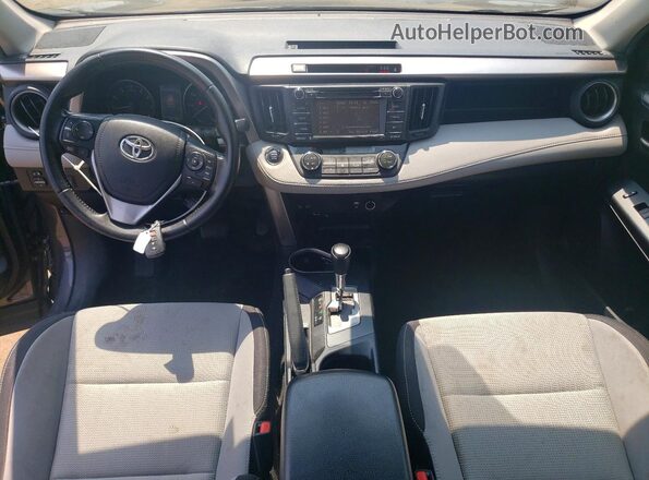 JTMRFREV2JJ718191 2018 TOYOTA RAV4 Gray Вид панелі приладів