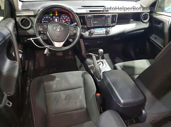 JTMRFREV2JJ720197 2018 TOYOTA RAV4 Blue Widok deski rozdzielczej