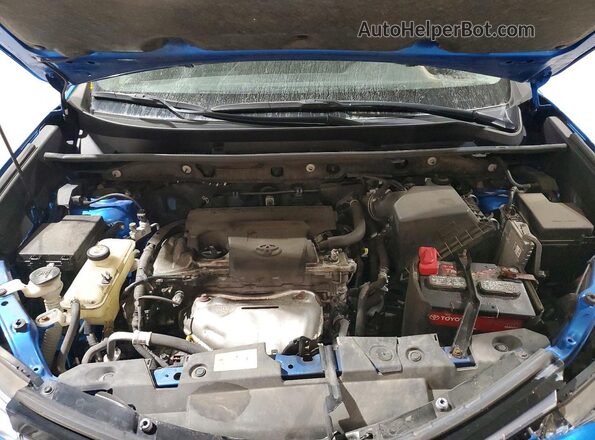 JTMRFREV2JJ720197 2018 TOYOTA RAV4 Blue Widok komory silnika