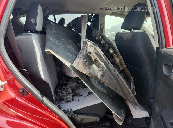 JTMRFREV3HJ112330 2017 TOYOTA RAV4 Red Rear seats view