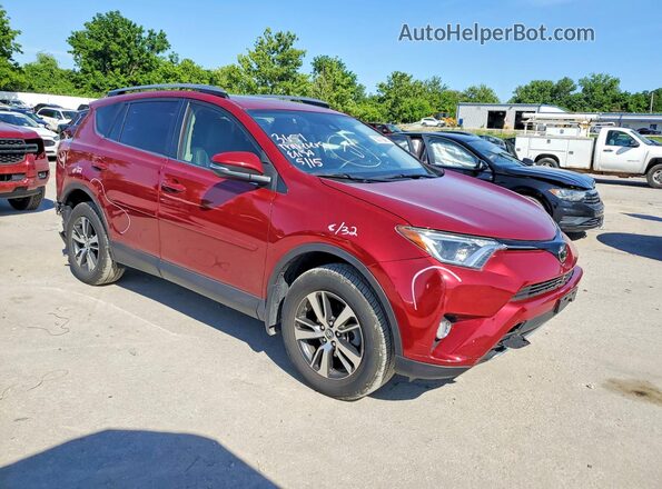 JTMRFREV3JD249790 2018 TOYOTA RAV4 Red წინა მარჯვენა