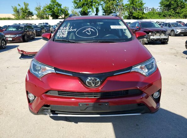 JTMRFREV3JD249790 2018 TOYOTA RAV4 Red წინა ხედი