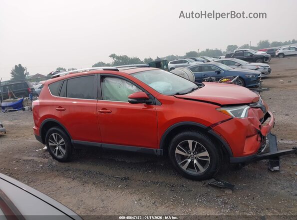 JTMRFREV4GD185882 2016 TOYOTA RAV4 Orange უკანა სალონის ხედი