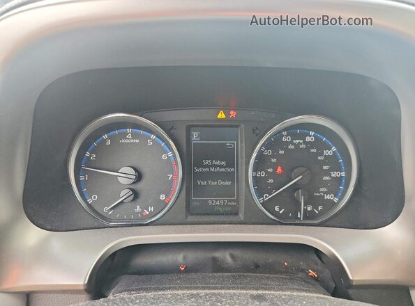 JTMRFREV4GJ071012 2016 TOYOTA RAV4 Gray Widok zestawu wskaźników