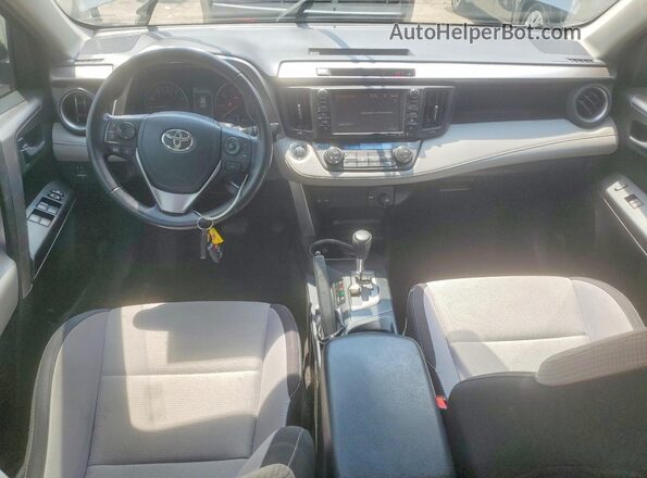 JTMRFREV4HD208143 2017 TOYOTA RAV4 Gray Առջևի վահանակի տեսք