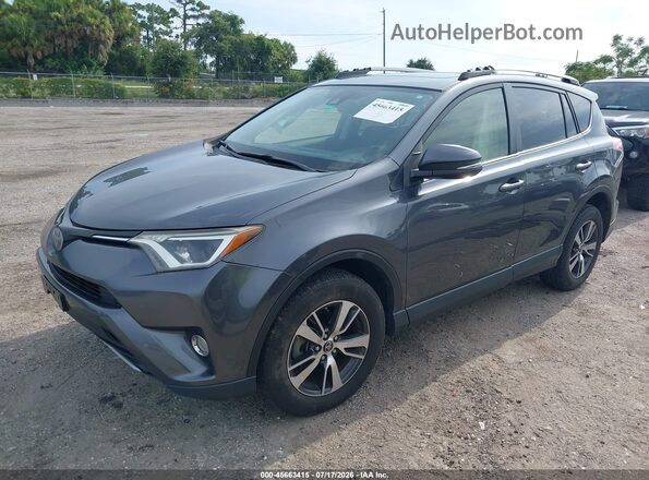 JTMRFREV4HD217179 2017 TOYOTA RAV4 Gray Առջևի ձախ երեք քառորդ տեսարան