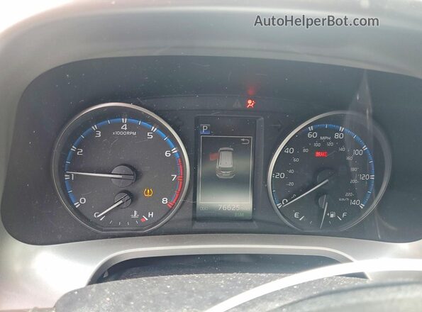 JTMRFREV4JD244288 2018 TOYOTA RAV4 Серый Вид щитка приборов