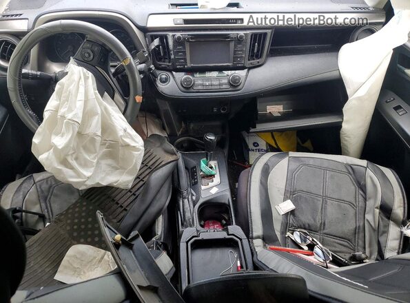 JTMRFREV4JJ176432 2018 TOYOTA RAV4 Black Вид панелі приладів
