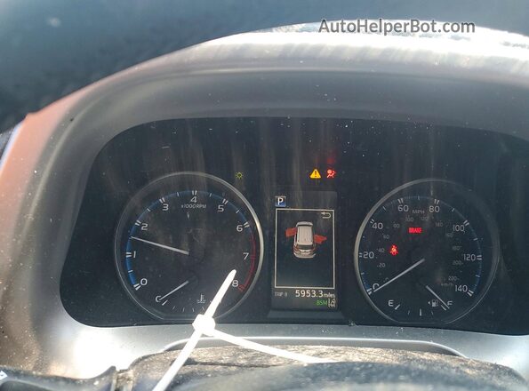 JTMRFREV5JD243571 2018 TOYOTA RAV4 Blue Вид щитка приладів