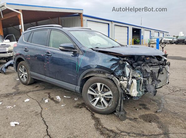 JTMRFREV5JJ238324 2018 TOYOTA RAV4 Blue Przód prawy