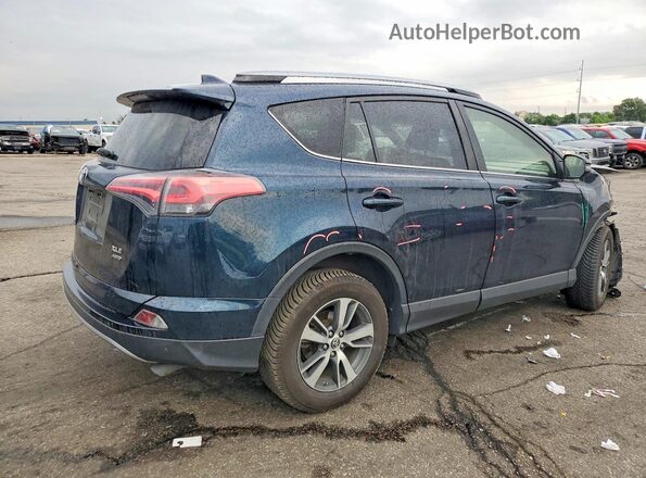 JTMRFREV5JJ238324 2018 TOYOTA RAV4 Blue Tył prawy