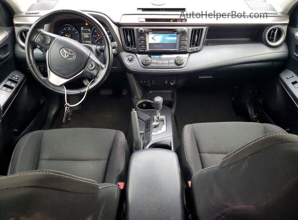 JTMRFREV5JJ238324 2018 TOYOTA RAV4 Blue Widok deski rozdzielczej