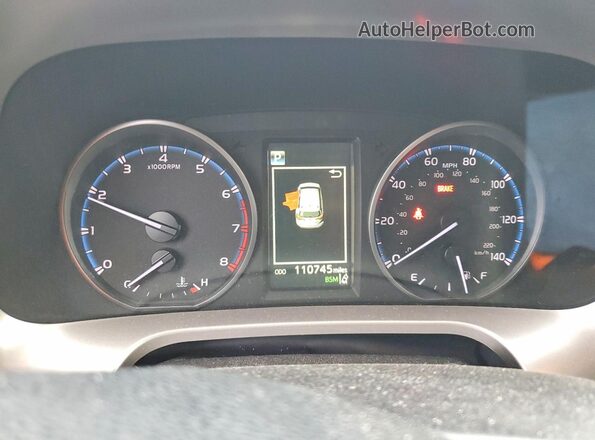 JTMRFREV5JJ238324 2018 TOYOTA RAV4 Blue Widok zestawu wskaźników