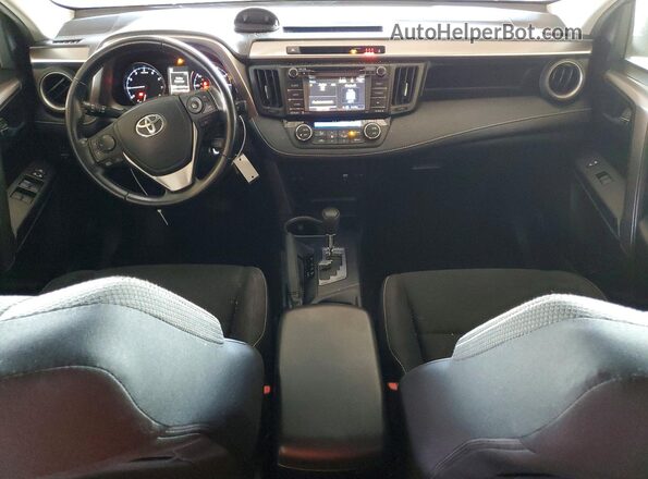 JTMRFREV6HD207575 2017 TOYOTA RAV4 Charcoal Առջևի վահանակի տեսք