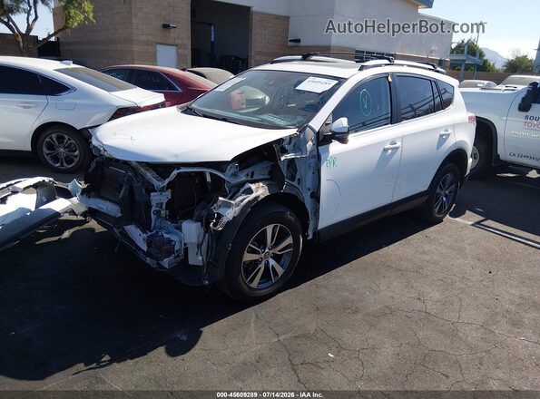 JTMRFREV6JJ220298 2018 TOYOTA RAV4 Белый Передняя левая четверть
