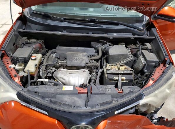 JTMRFREV7GJ080108 2016 TOYOTA RAV4 Orange Engine compartment view