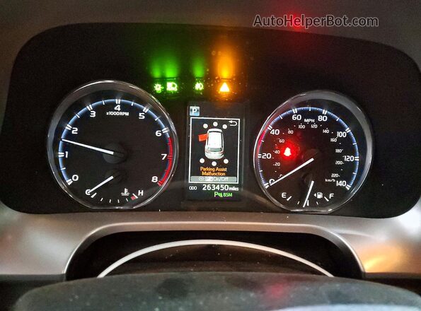 JTMRFREV7GJ080108 2016 TOYOTA RAV4 Orange Instrument cluster view