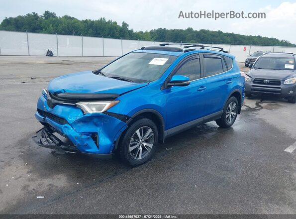 JTMRFREV7GJ103242 2016 TOYOTA RAV4 Синий Передняя левая четверть