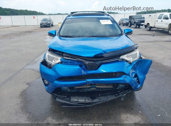 JTMRFREV7GJ103242 2016 TOYOTA RAV4 Синий Вид щитка приборов