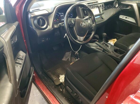 JTMRFREV7JD256807 2018 TOYOTA RAV4 Красный Вид панели приборов