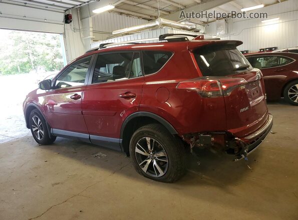 JTMRFREV7JD256807 2018 TOYOTA RAV4 Красный Задняя левая четверть