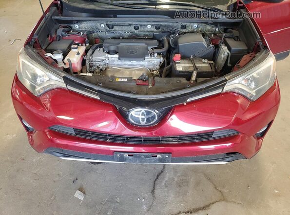 JTMRFREV7JD256807 2018 TOYOTA RAV4 Красный Вид задней части салона
