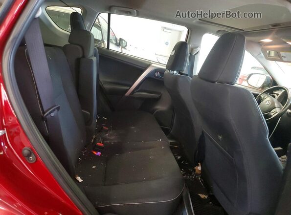 JTMRFREV7JD256807 2018 TOYOTA RAV4 Красный Вид задних сидений