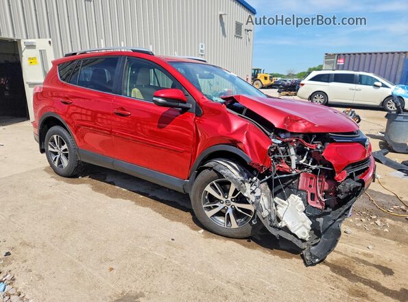 JTMRFREV8GJ053466 2016 TOYOTA RAV4 Red Передня права чверть