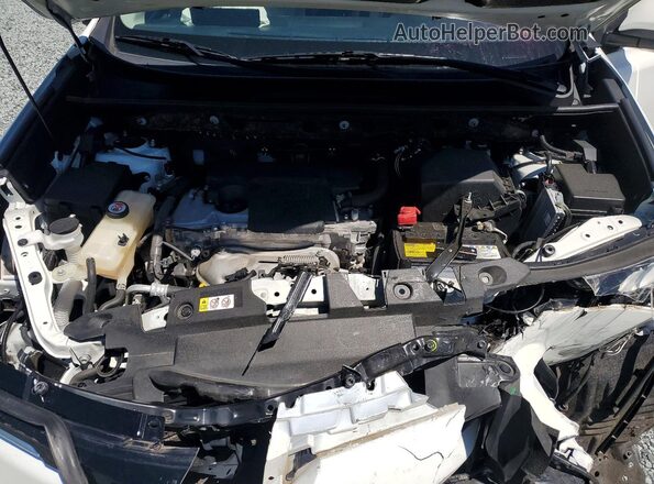JTMRFREV9JJ256051 2018 TOYOTA RAV4 White Widok komory silnika